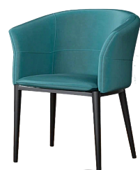 Стул DC-2289 (каркас черный тк.тиффани/ Velvet HLR-58)